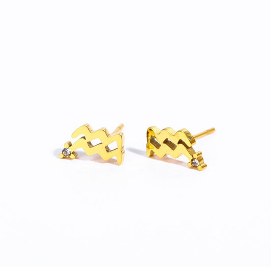 Aquarius Ear Studs