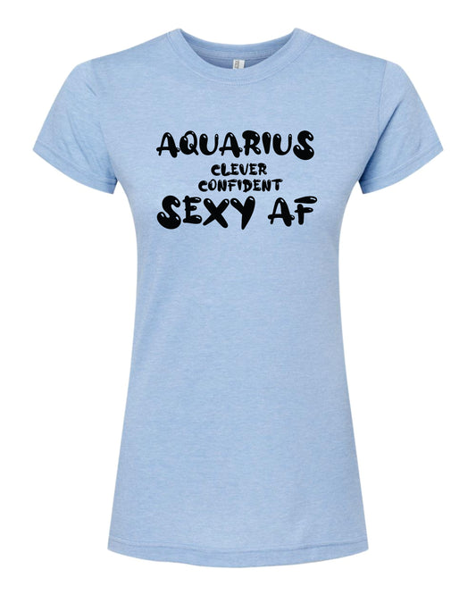 Aquarius Sexy AF Collection - Short Sleeve Shirts