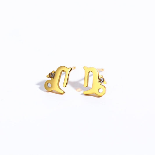 Capricorn Ear Studs