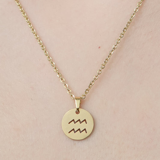 Aquarius Pendant Necklace