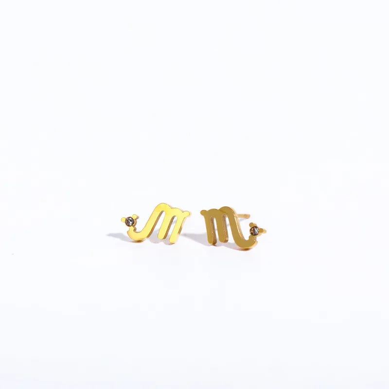 Scorpio Ear Studs