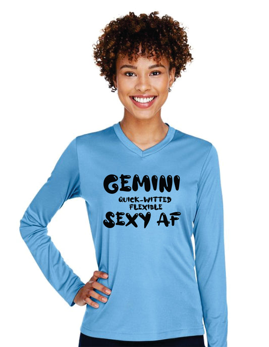 Gemini Sexy AF - Long Sleeve Shirt