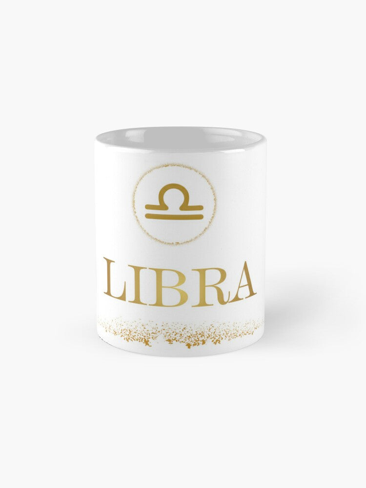 Libra Glitter Mug