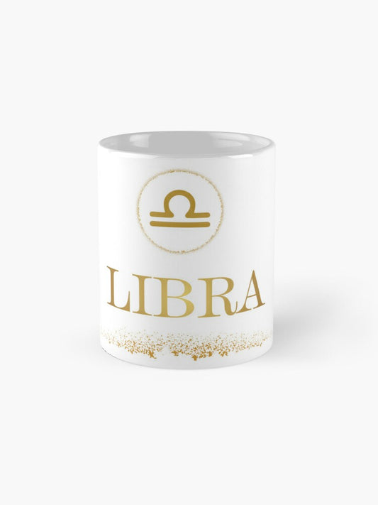 Libra Glitter Mug