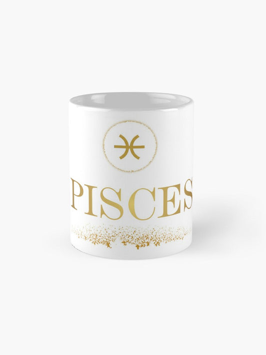 Pisces Glitter Mug