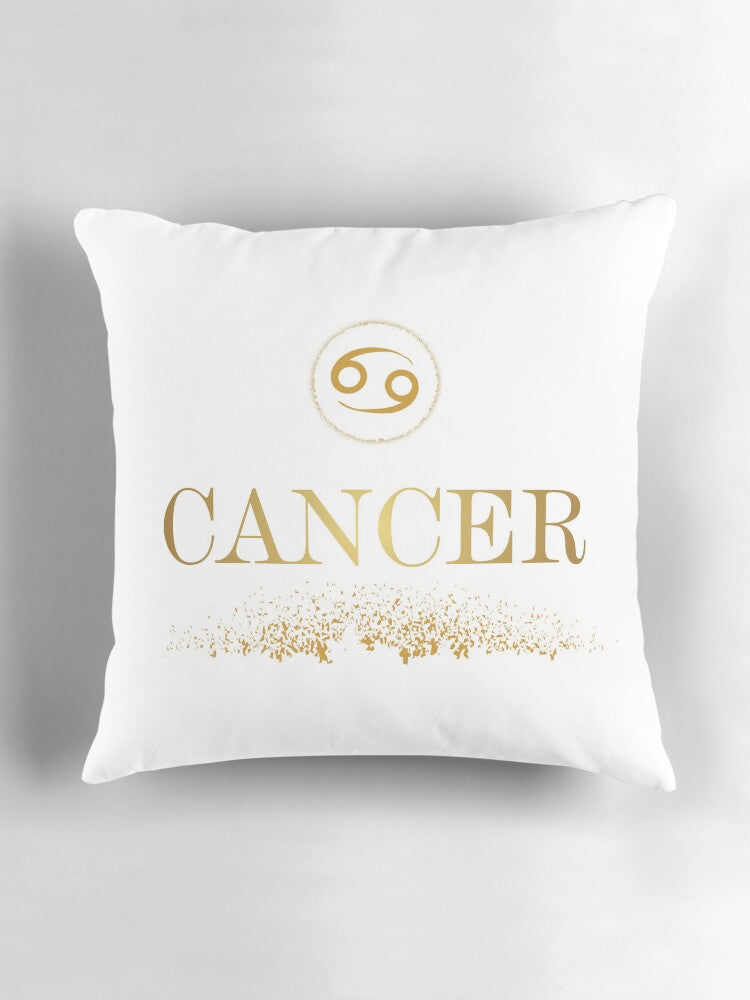 Cancer Glitter Pillow