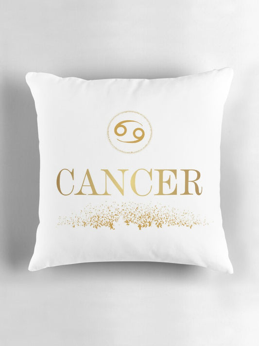 Cancer Glitter Pillow