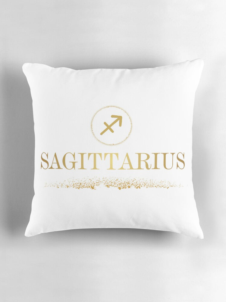 Sagittarius Glitter Pillow