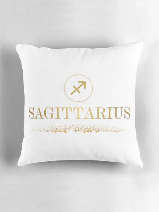 Sagittarius Glitter Pillow