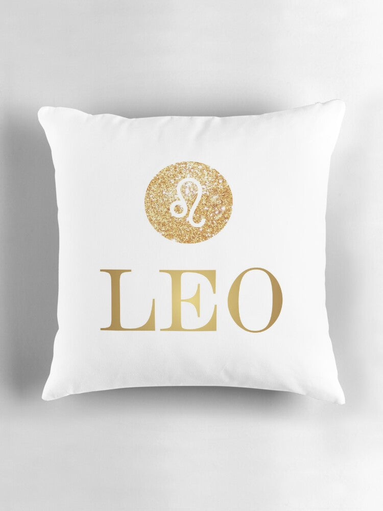 Leo Gold Pillow