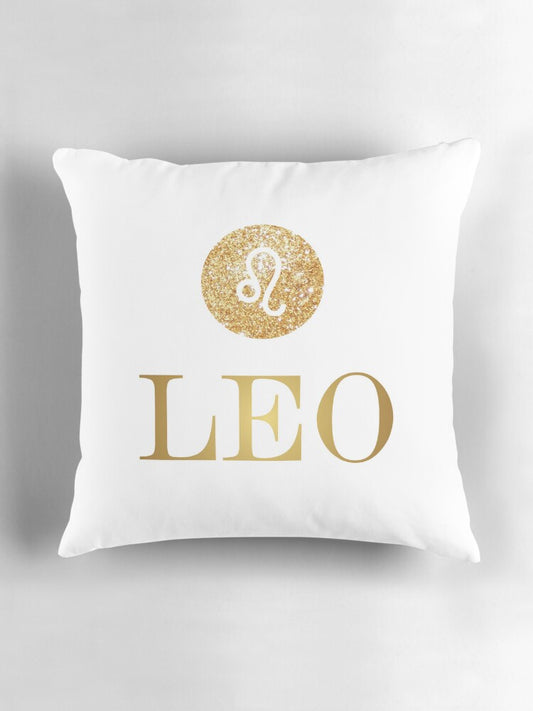 Leo Gold Pillow