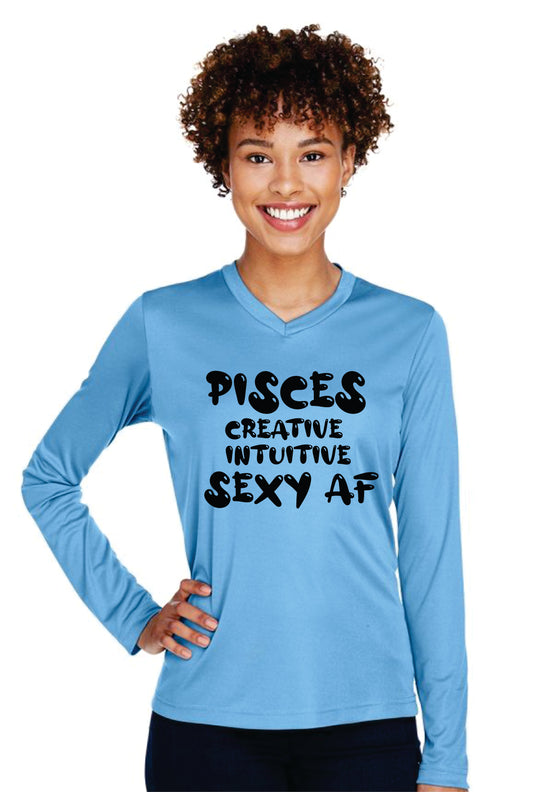 Pisces Sexy AF - Long Sleeve Shirt