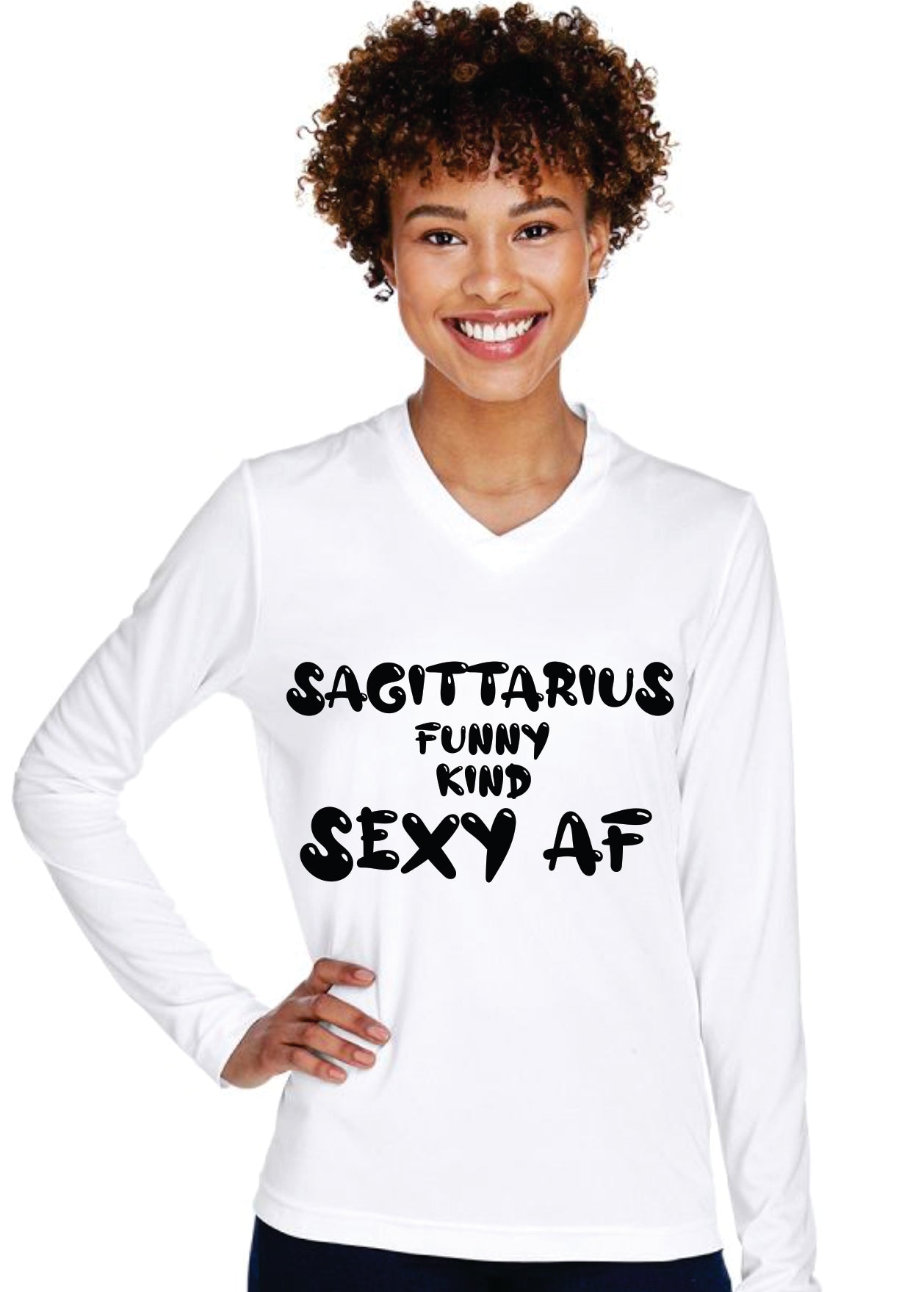 Sagittarius Sexy AF Collection - Long Sleeve Shirt