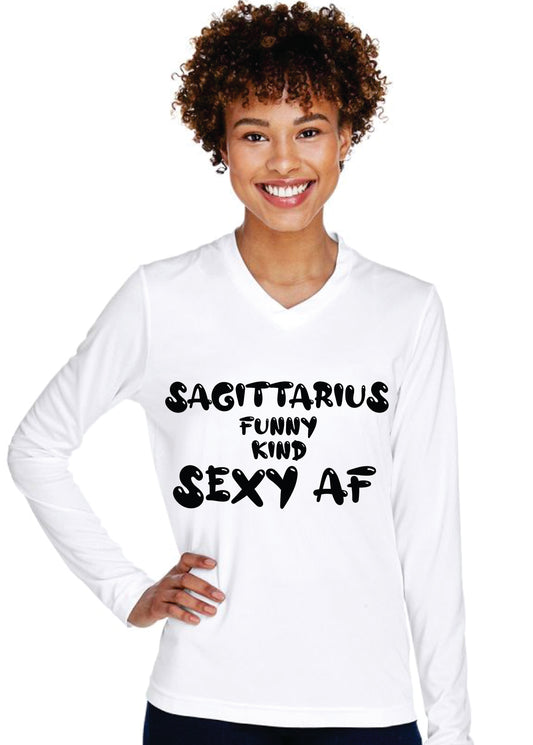 Sagittarius Sexy AF Collection - Long Sleeve Shirt
