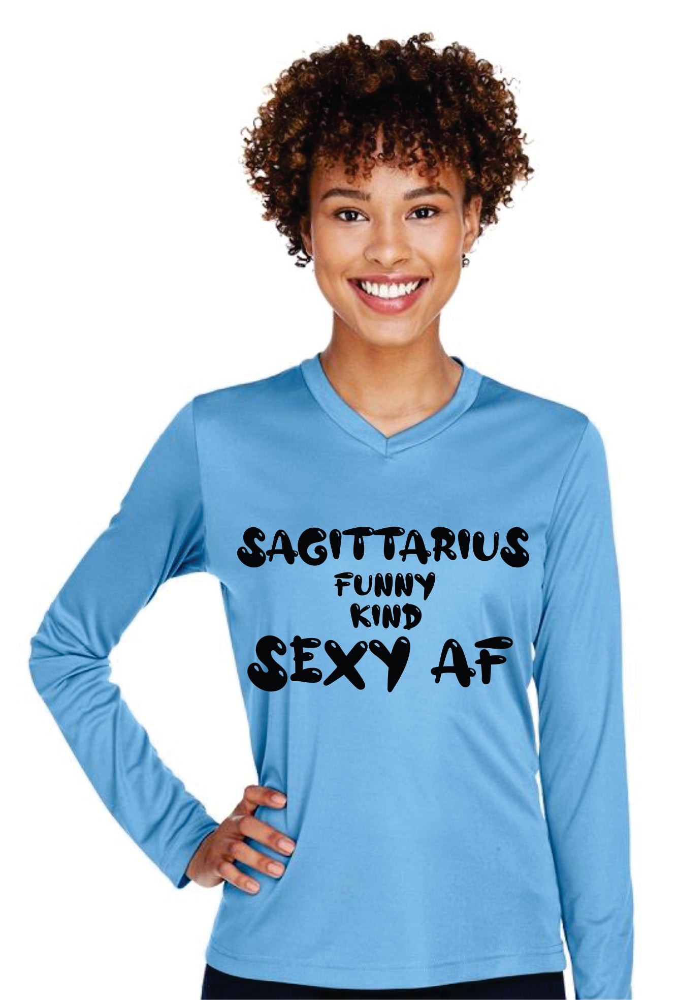 Sagittarius Sexy AF Collection - Long Sleeve Shirt