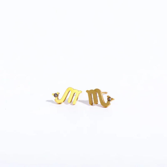 Scorpio Ear Studs